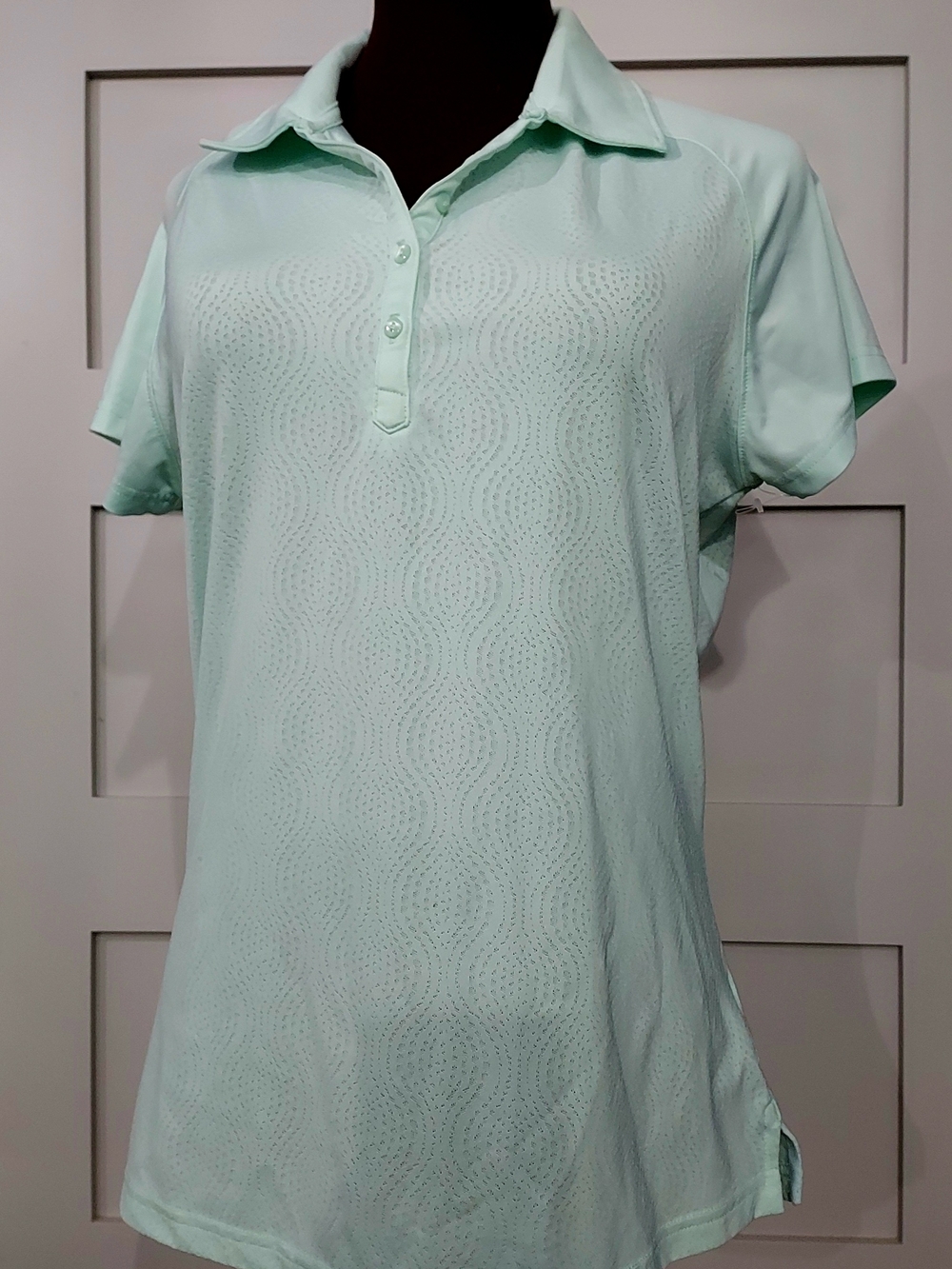 NWOT TOMMY ARMOUR Ladies Dri-Logic Golf Polo Top Shirt Size LARGE Mint